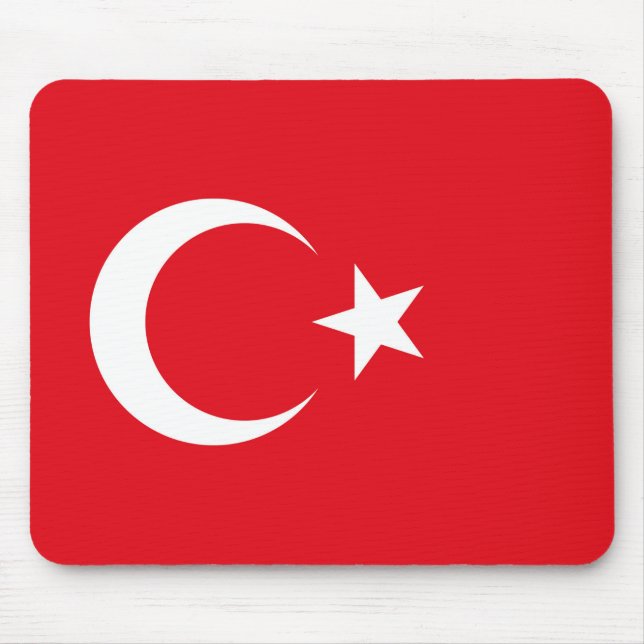 Mousepad Bandeira da Turquia (Frente)