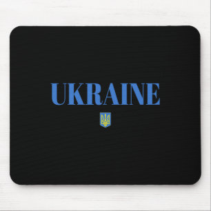 Mousepad Bandeira da Ucrânia Homens Mulheres Crianças Ucrân