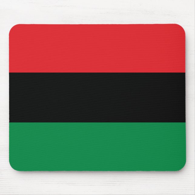 Mousepad Bandeira da UNIA Pan-Africana (Frente)
