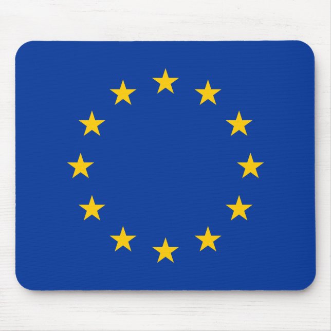 Mousepad Bandeira da União Europeia (Frente)