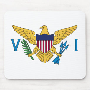 Mousepad Bandeira das Ilhas Virgens dos EUA