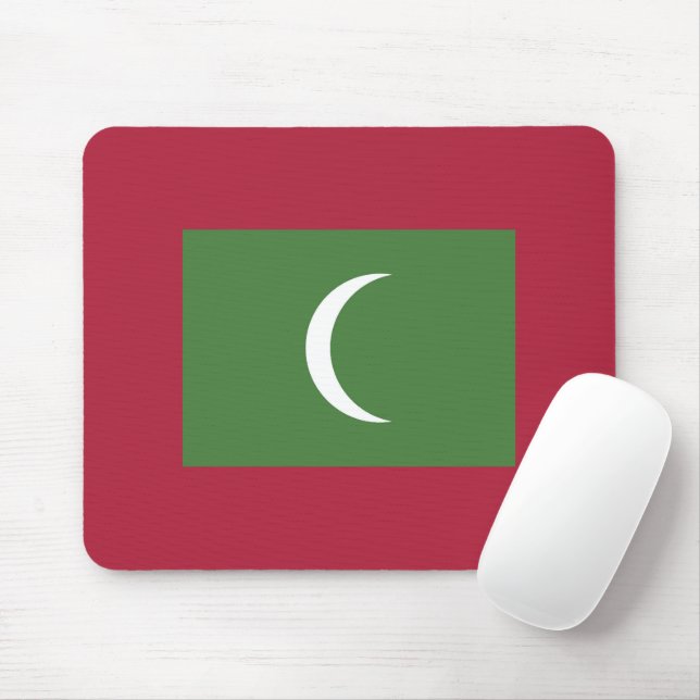 Mousepad bandeira das Maldivas (Com mouse)