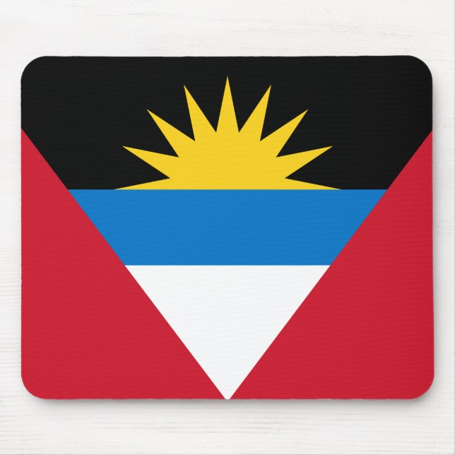 Mousepad Bandeira de Antígua e Barbuda (Frente)