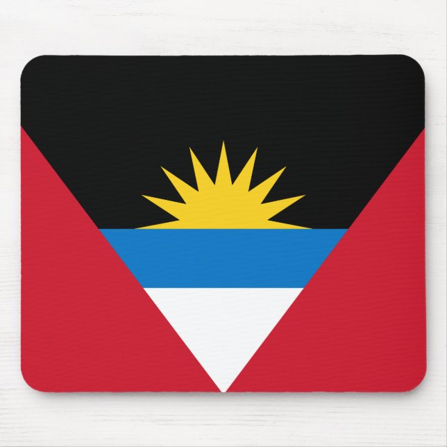 Mousepad Bandeira de Antígua e Barbuda (Frente)