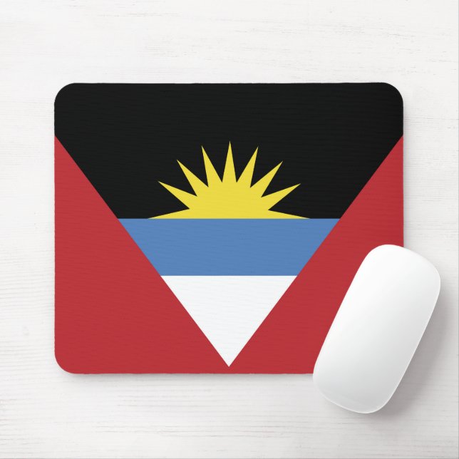 Mousepad Bandeira de Antígua e Barbuda (Com mouse)