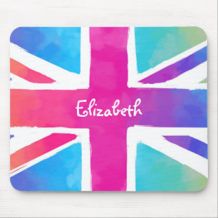 Mousepad Bandeira de bandeira da União Personalizada em Cad