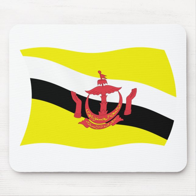 Mousepad Bandeira de Brunei (Frente)