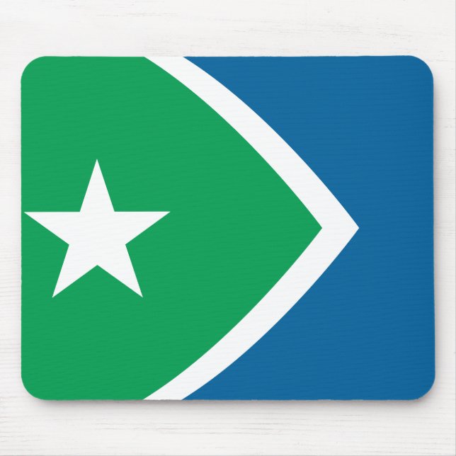 Mousepad Bandeira de Cedar Rapids, Iowa (Frente)