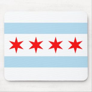 Mousepad Bandeira de Chicago