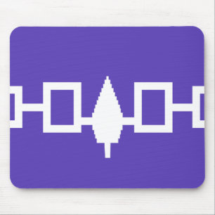 Mousepad Bandeira de Confederacy do Iroquois