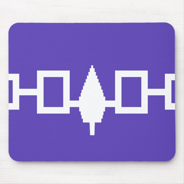 Mousepad Bandeira de Confederacy do Iroquois (Frente)