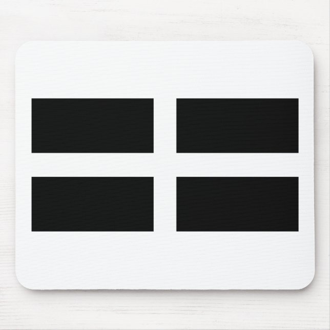 Mousepad Bandeira de Cornualha (Frente)