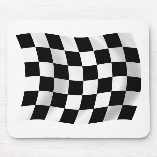 Mousepad Bandeira de Corrida Xadrez (Frente)