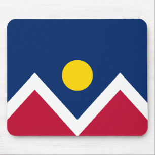 Mousepad Bandeira de Denver (Colorado, EUA)