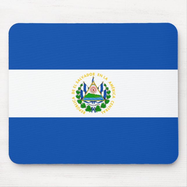 Mousepad Bandeira de El Salvador (Frente)