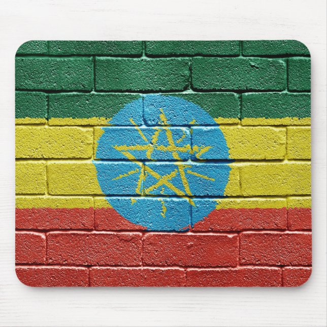 Mousepad Bandeira de Etiópia (Frente)