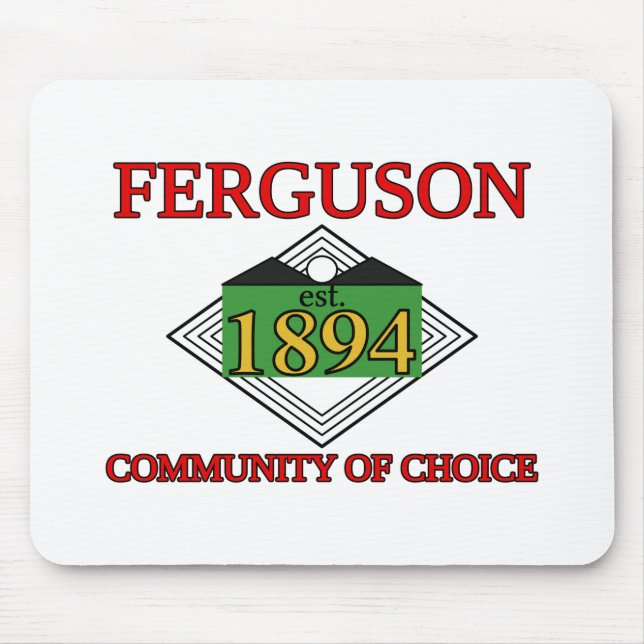 Mousepad Bandeira de Ferguson, Missouri (Frente)