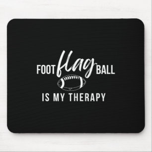 Mousepad Bandeira de Futebol Engraçada _ Terapia de Futebol