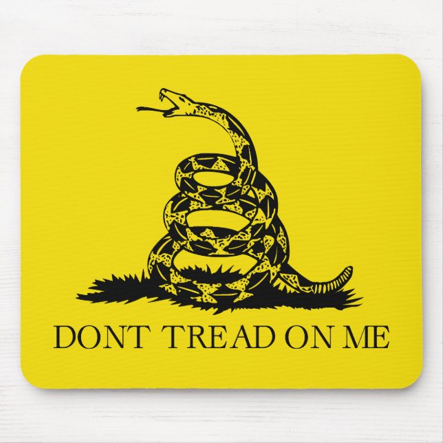 Mousepad Bandeira de Gadsden Rattlesnake: Guerra Revolucion (Frente)