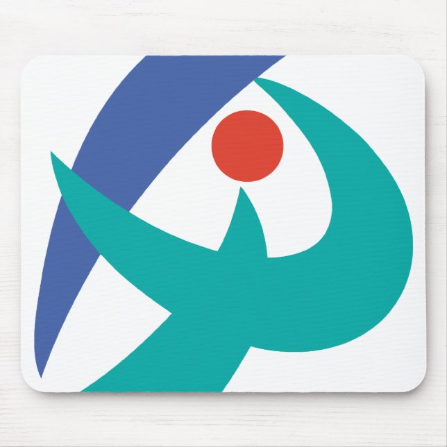 Mousepad Bandeira de Iga, Mie, Japão (Frente)