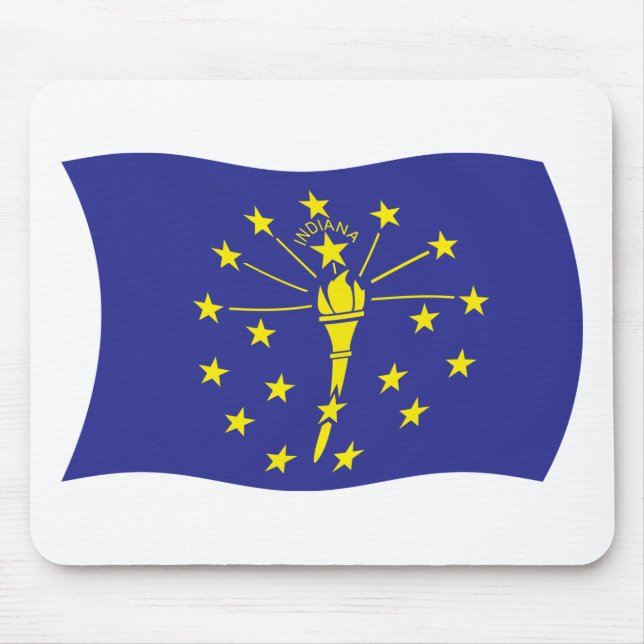 Mousepad Bandeira de Indiana (Frente)
