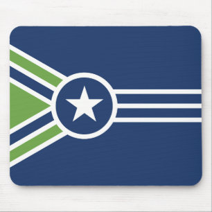 Mousepad Bandeira de Jackson, Tennessee