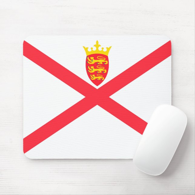 Mousepad Bandeira de Jersey (Com mouse)
