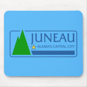 Mousepad Bandeira de Juneau, Placa de Rato do Alasca