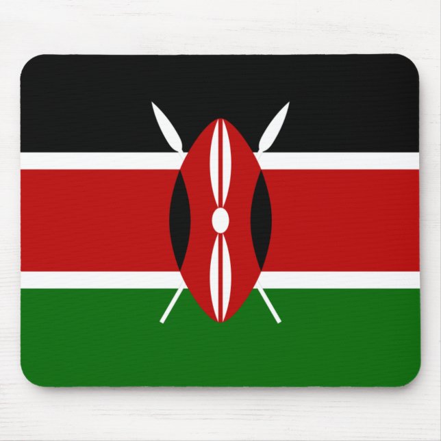 Mousepad Bandeira de Kenya África (Frente)