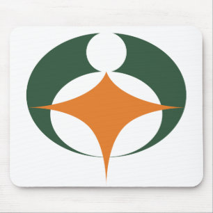 Mousepad Bandeira de Koga, Shiga, Japão