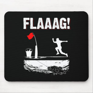 Mousepad Bandeira de Levantamento de Dica de Pesca no Gelo