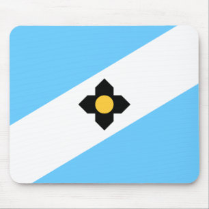 Mousepad Bandeira de Madison, Pad do Rato de Wisconsin