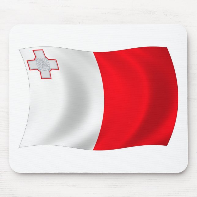 Mousepad Bandeira de Malta (Frente)