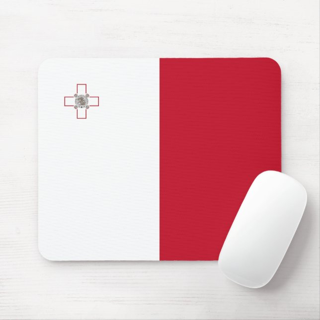 Mousepad Bandeira de Malta (Com mouse)