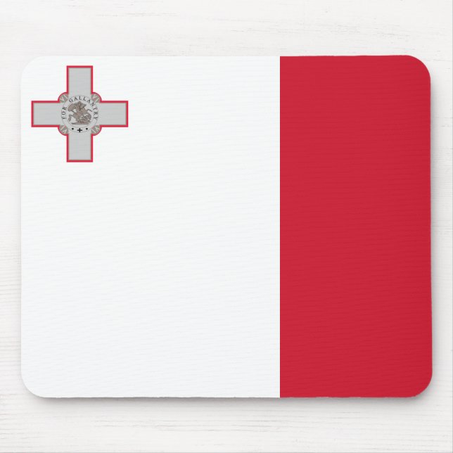 Mousepad Bandeira de Malta (maltês) (Frente)