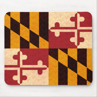 Mousepad Bandeira de Marylander do teste padrão do vintage
