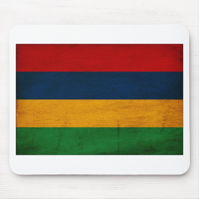 Mousepad Bandeira de Maurícia (Frente)