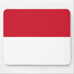 Mousepad Bandeira de Mônaco<br><div class="desc">Bandeira patriótica de Mônaco.</div>