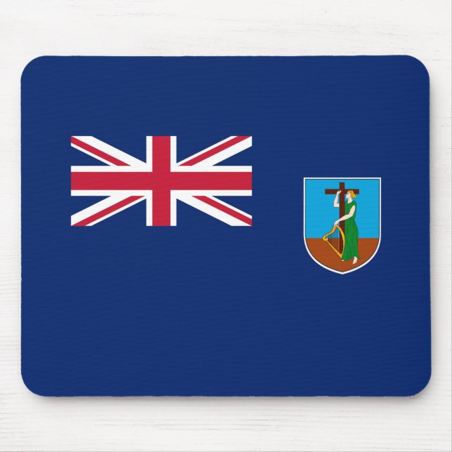 Mousepad Bandeira de Montserrat (Frente)