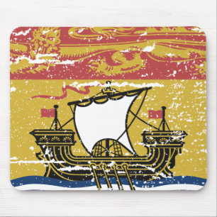 Mousepad Bandeira de NOVO BRUNSWICK do vintage