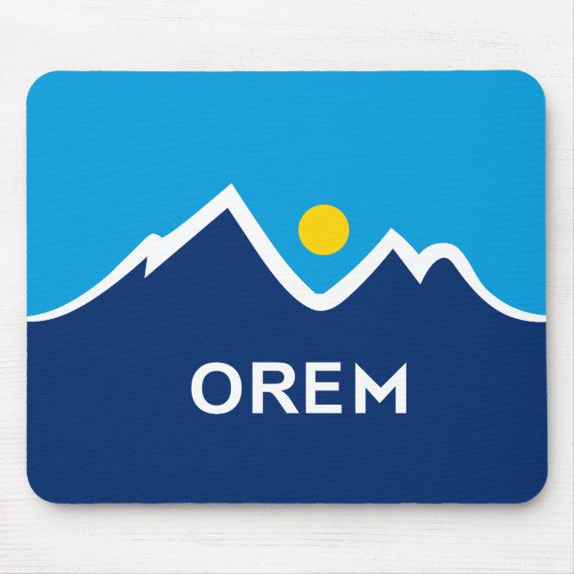 Mousepad Bandeira de Orem, Utah (Frente)