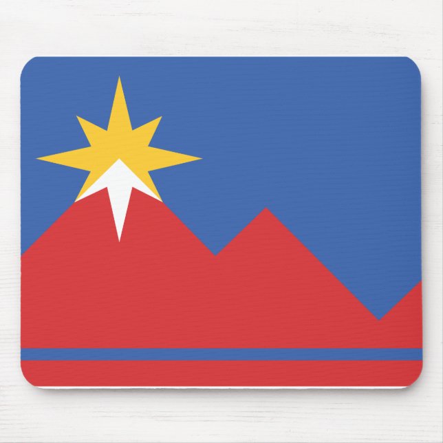 Mousepad Bandeira de Pocatello, Idaho (Frente)