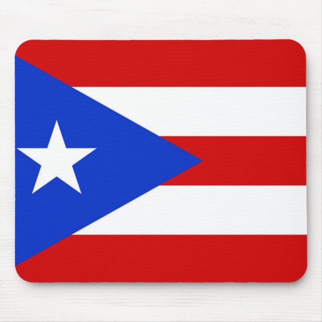 Mousepad Bandeira de Porto Rico (Frente)