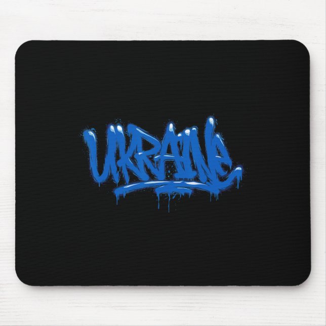 Mousepad Bandeira de presente da Ucrânia Ukraini Kiev Ucran (Frente)