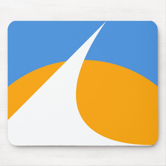 Mousepad Bandeira de Redim, Califórnia (Frente)