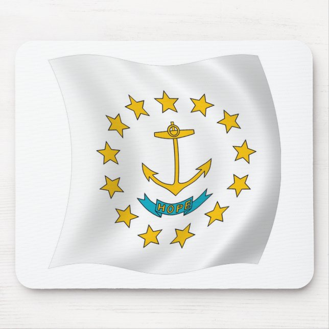 Mousepad Bandeira de Rhode Island (Frente)