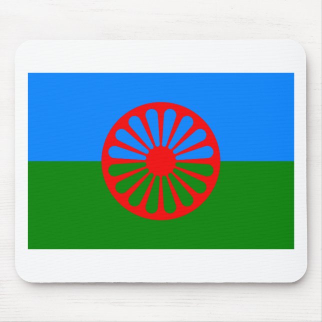 Mousepad Bandeira de Roma (bandeira Romani) (Frente)
