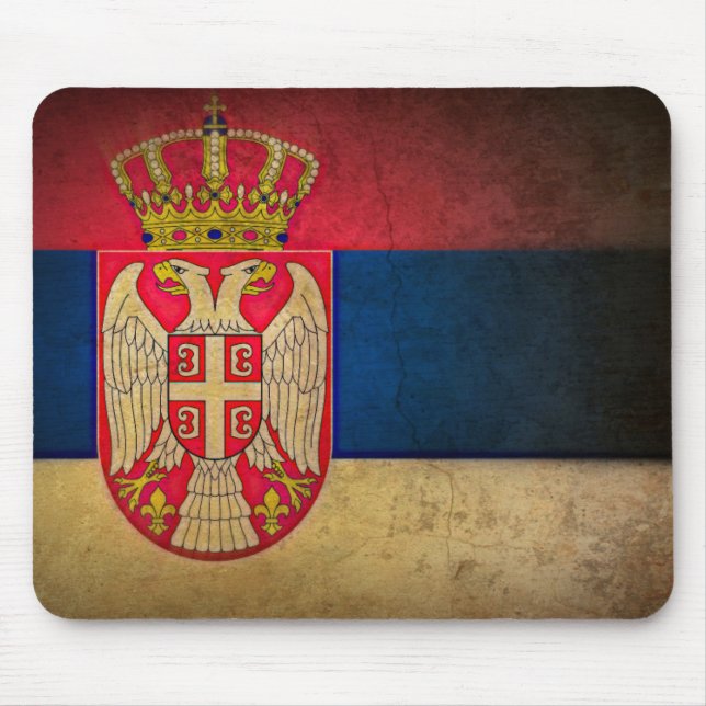 Mousepad bandeira de serbia (Frente)
