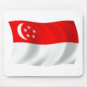 Mousepad Bandeira de Singapura