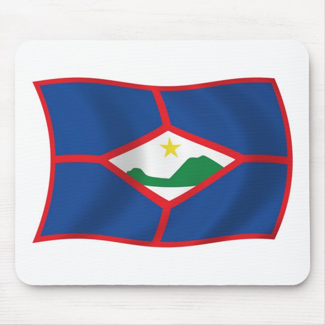 Mousepad Bandeira de Sint Eustatius (Frente)